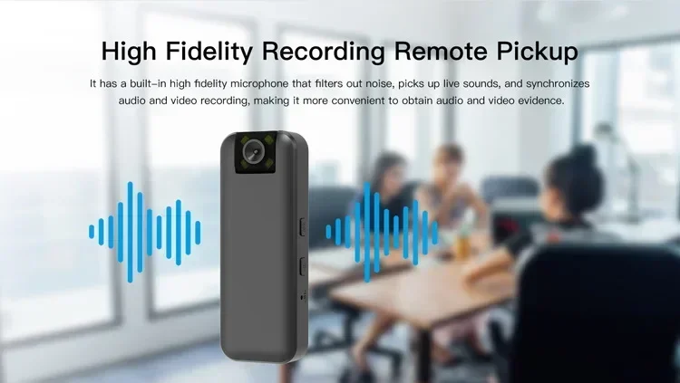 WD10 OKAM 4G 1080P HD Portable Camera 180° Rotatable Lens Night Vision Recorder Mobile Phone Remote Camera Portable Recorder