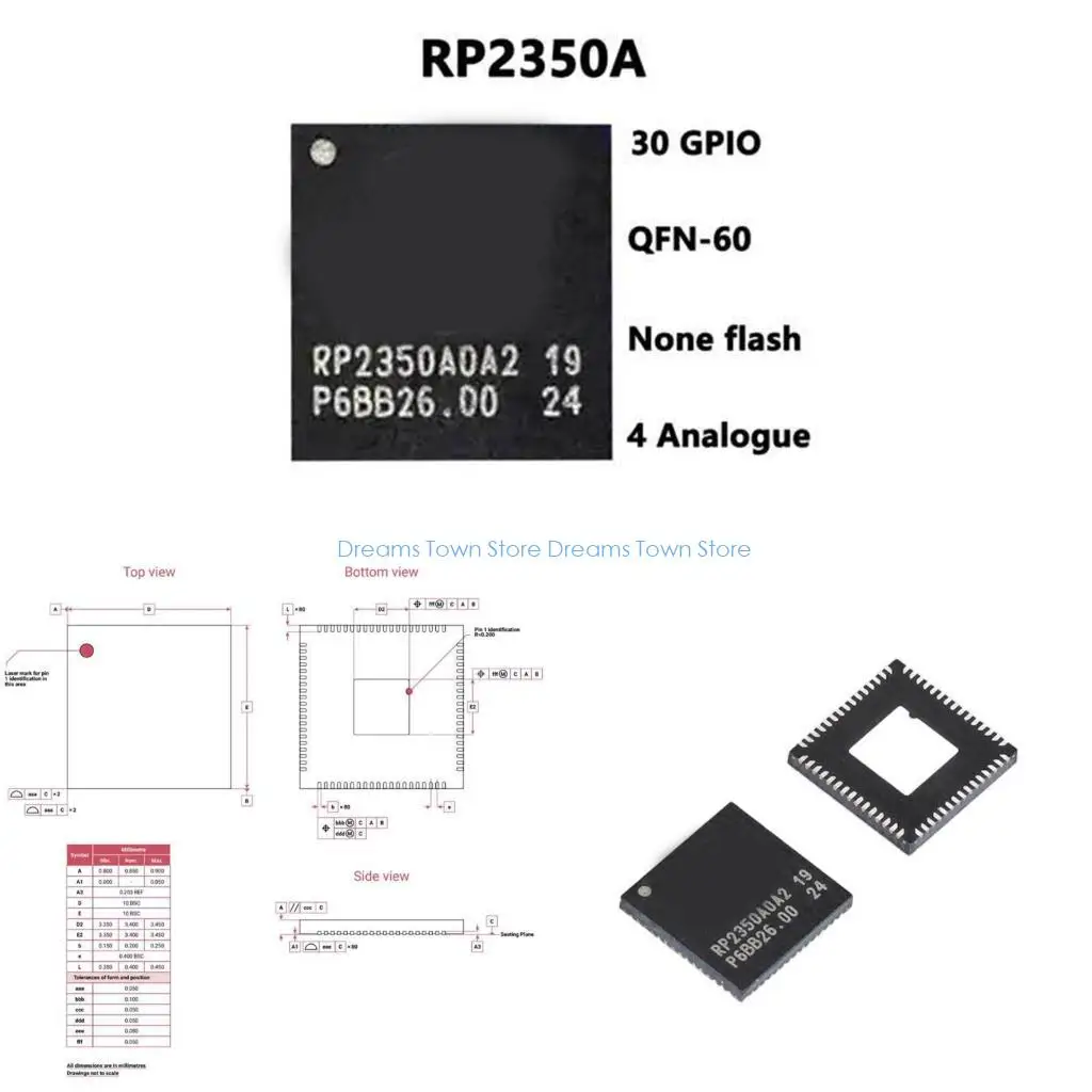 

HX6A Advanced Secure Microcontroller RP2350A / RP2350B Processor with Programmable