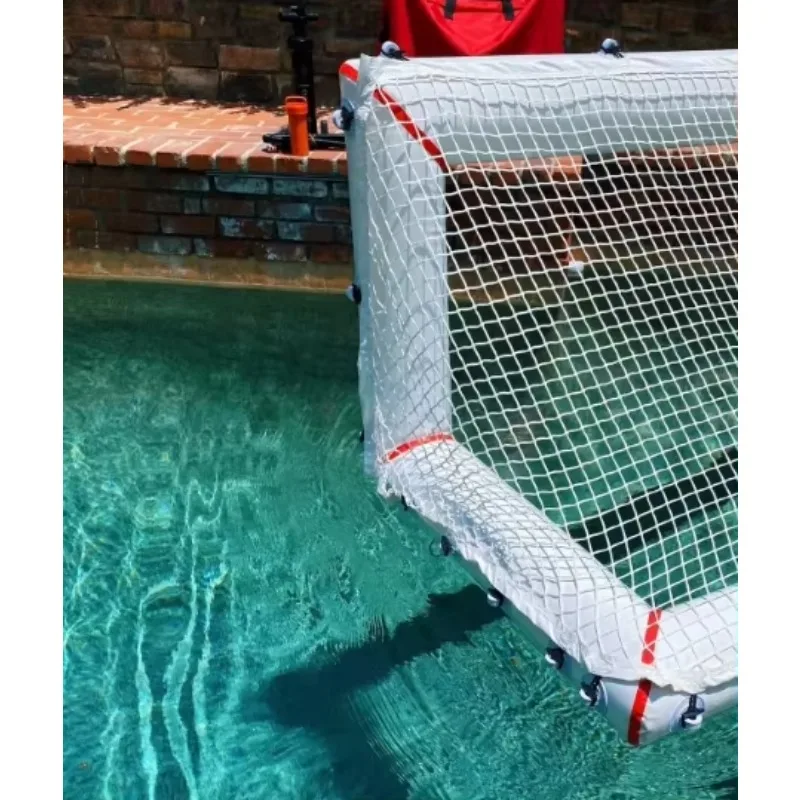 야외 아쿠아 스포츠용 풍선식 수상 배구 코트 (네트, 폴로 골 포함) 워터파크용