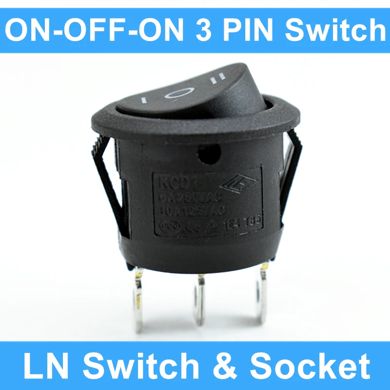 5PCS ON-OFF-ON 3 Po…