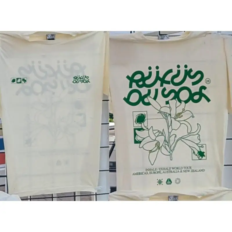 Новая футболка Rufus Du Sol 2025 Inhale Exhale World Tour Äô25 Все размеры