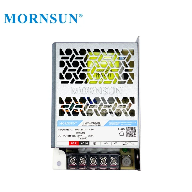 Mornsun PSU 24V LM50-23B24R2 AC DC Converter 24V 50W Switching Mode Power Supply Module