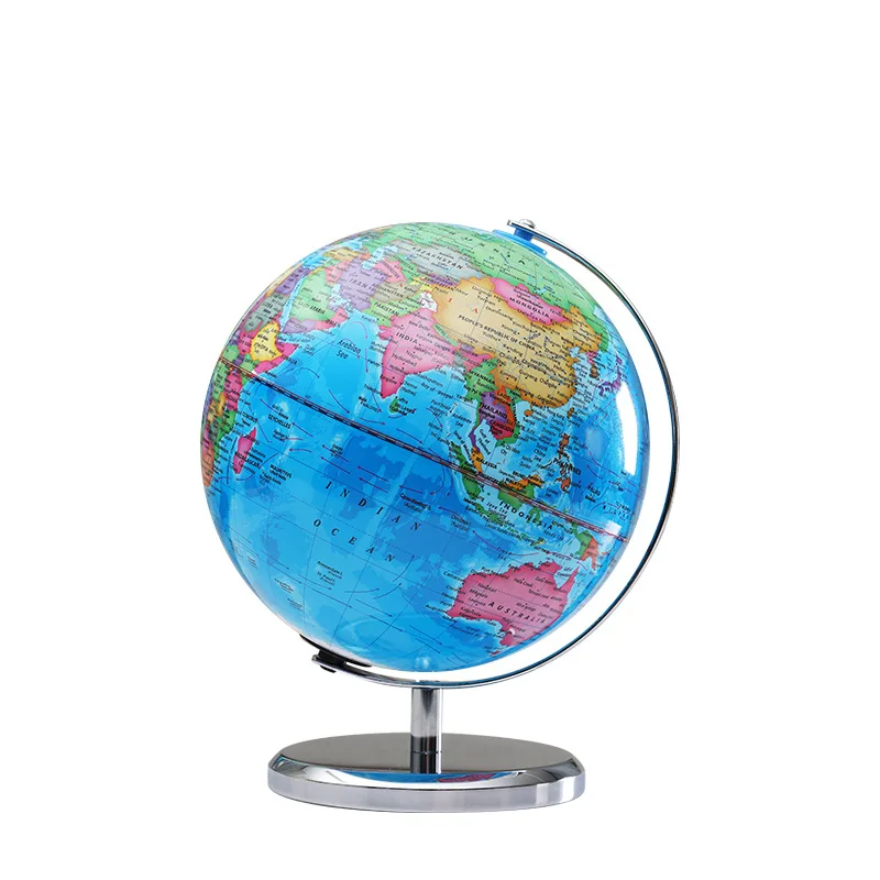 World Globe English Version World Map Globe with LED Light Geography Educational Supplies