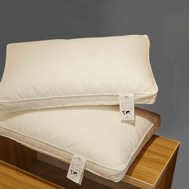 

80S Japanese Sle Ne Support Pillow Slow Rebound Adult Home Use Pillow Core High Pillow Pair Pa Rectangular ape Bedding