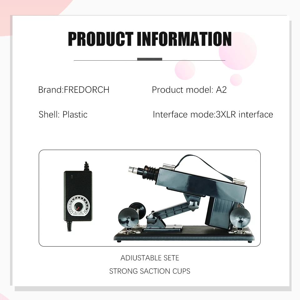 FREDORCH Sex Machine Female Masturbation Pumping Gun with Dildos,Vibrator Adjustable Speed Love Sex Machine for Couple Sex toys