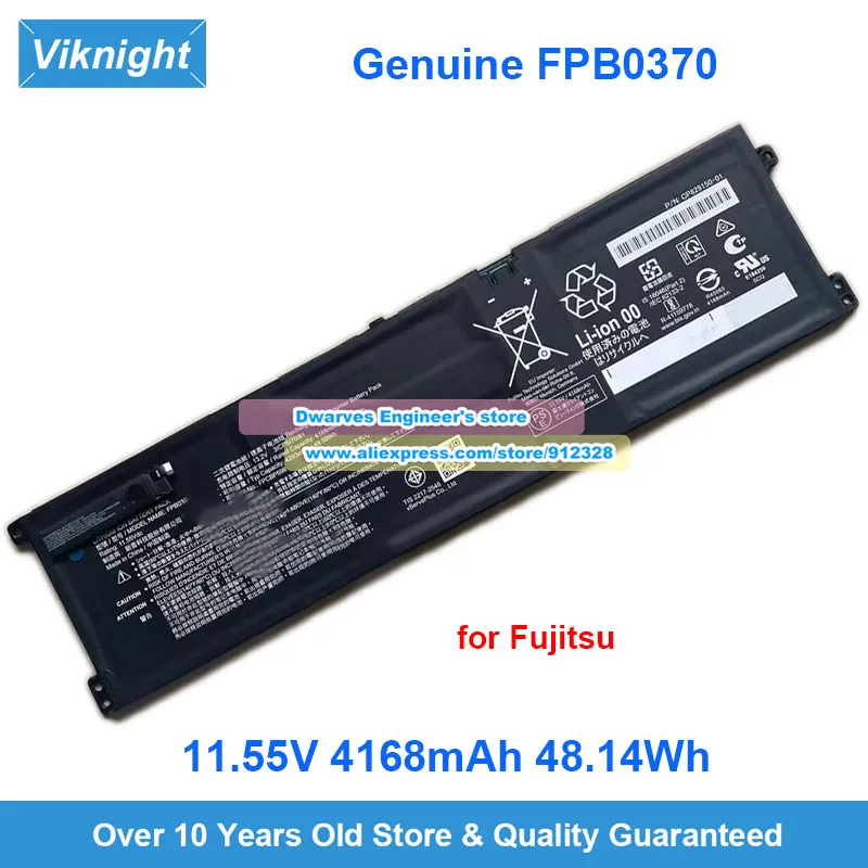 

Оригинальный аккумулятор FPB0370 11,55 В 4168 мАч 48,14 Втч для ноутбука Fujitsu CP829150-01 FPCBP598, аккумулятор