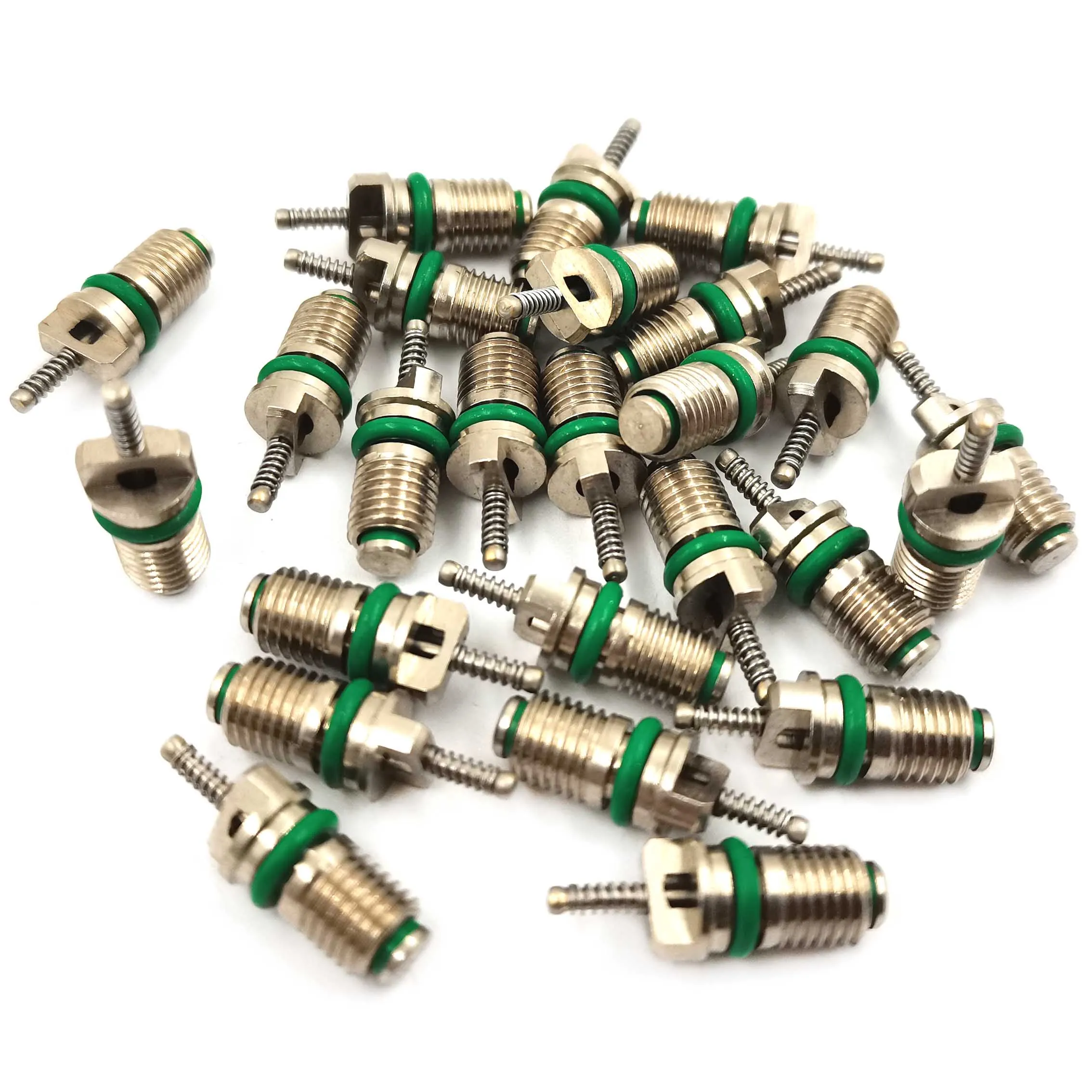 (100pcs/set)  AC R134A Valve Core Automotive Car Air Conditioning Cores Needles Repair Kit Heat Resistant