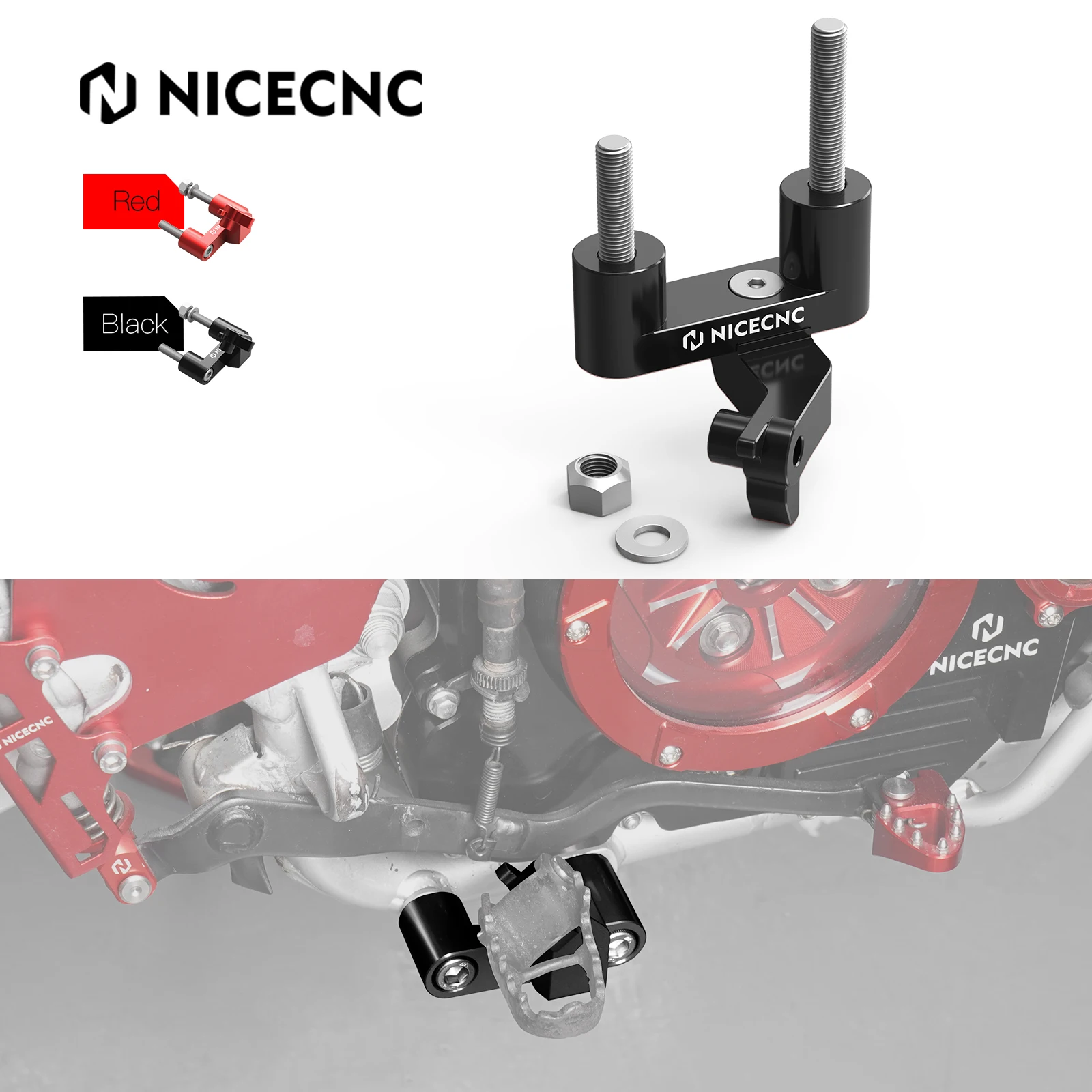 

NICECNC For Honda XR 650 L 650L XR650L 1993-2024 2023 Motorcycle 1.22''/ 31MM Right Foot Rest Peg Footpeg Pedals Mount Closer