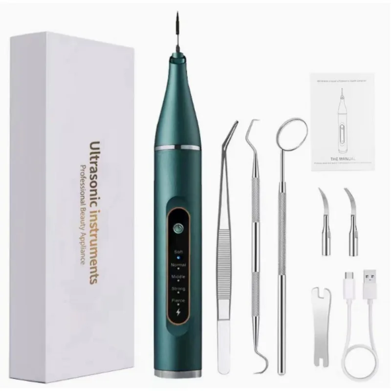 Dentistry Ultrasonic Dental Cleaner for Visual Removal Dental Plaque and Tartar Portable Electric Dental Cleaner for Oral Care