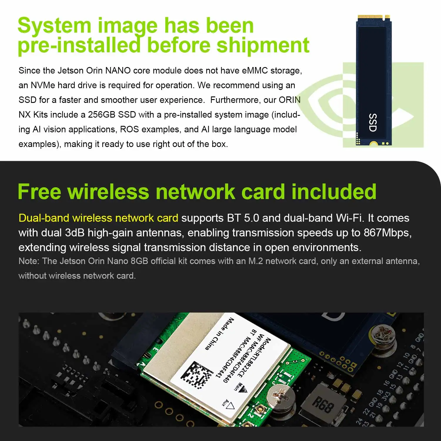 Official Jetson Orin NANO SUPER Development Board AI Large Model