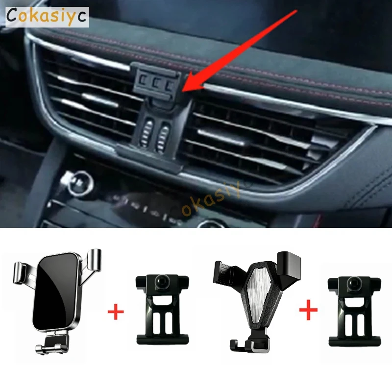1Set Plastic Material For 2019-2023 Ford Focus MK4 ESCAPE Gravity Linkage Special Car Phone Holder Fixed Bracket Stand Mobile