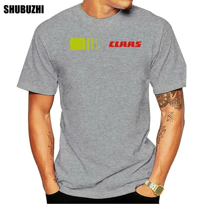 Claas T-Shirt VARIOUS SIZES & COLOURS Tractor Farming male brand teeshirt men summer cotton t shirt