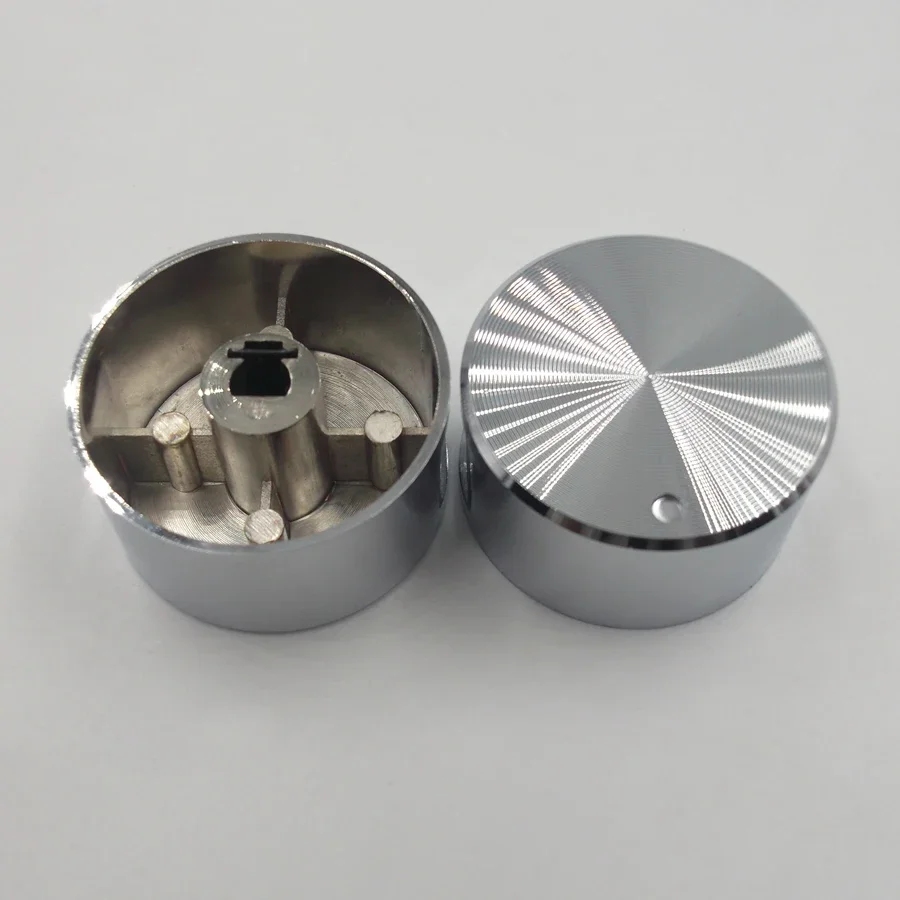 Rotary Switch Zinc Alloy Round Knob Chrome for Oven Gas Stove Parts 6mm
