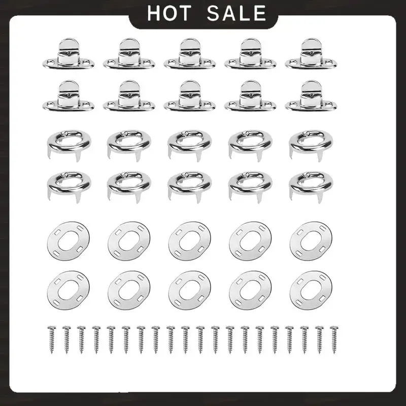 

24-Hour Delivery 20Sets Marine Grade Twist Lock Fasteners Turn Button Eyelet,For Canvas Marine Boats Sailboats Rvs Fastener Turn