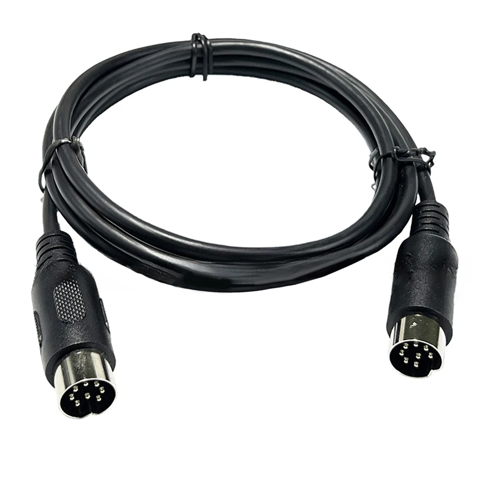 1 5 Meter Male to Male DIN Cable 8 Pin for MIDI Extension Line Providing Reliable Connections in Multiple Environments