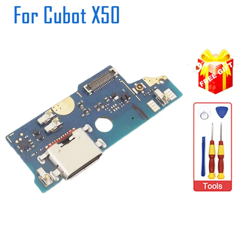 

New Original CUBOT X50 USB Board Base Charge Port Plug Board With Microphone Repair Accessories For Cubot X50 Smart Phone
