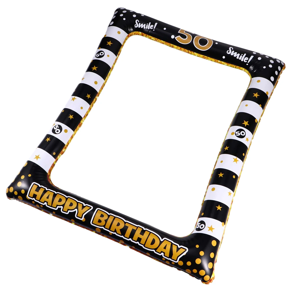 

1pc Inflatable Birthday Photo Frame Pvc Party Supplies Kids Adults Costume Prop For Carnival Masquerade Festival Decoration