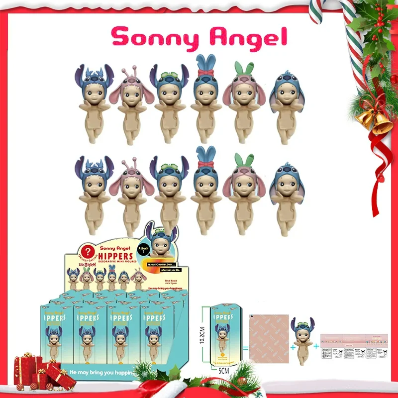 

Stitch Sonny Angel Surprise Blind Box Party Angel Mysterious Blind Box Cute Anime Figures Christmas Model Doll Gifts Kids Toys