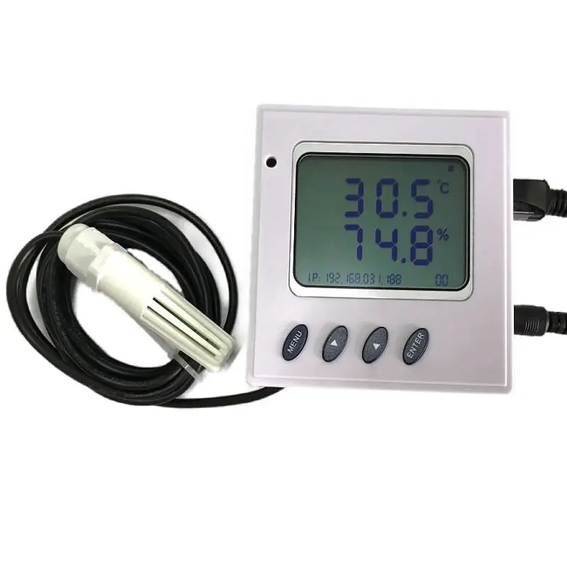 30pcs Ethernet Type Temperature And Humidity Transmitter IP Network Sensor SNMP Protocol Inlet Probe