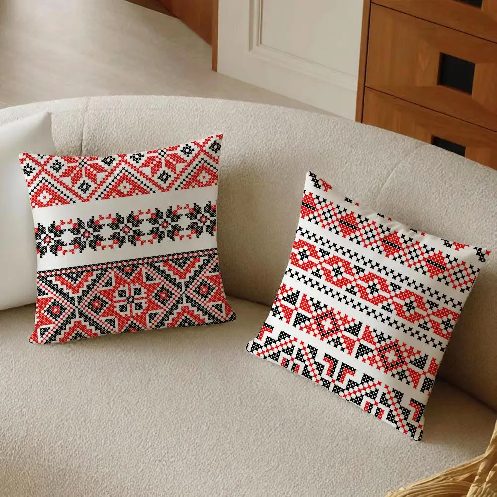 Glamorous Ethnic Rich Retro Russian Palace Cushion Cover Sofa Home Decor Living Room Accessory Holiday House Cushion Shell