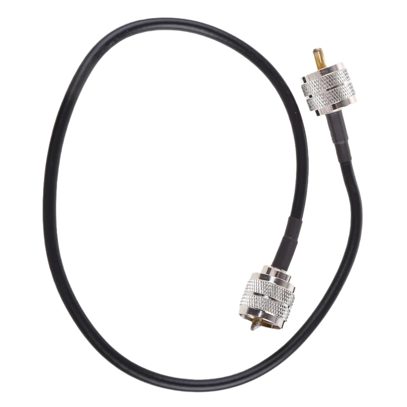 Cable coaxial PL259 (UHF) macho a macho para radio CB, analizador antena, medidor SWR