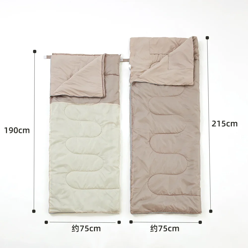 

Double-person Sleeping Bag, 1.5 Meters Wider, Suitable for Camping, Providing Warmth and Insulation Throughout The Year.