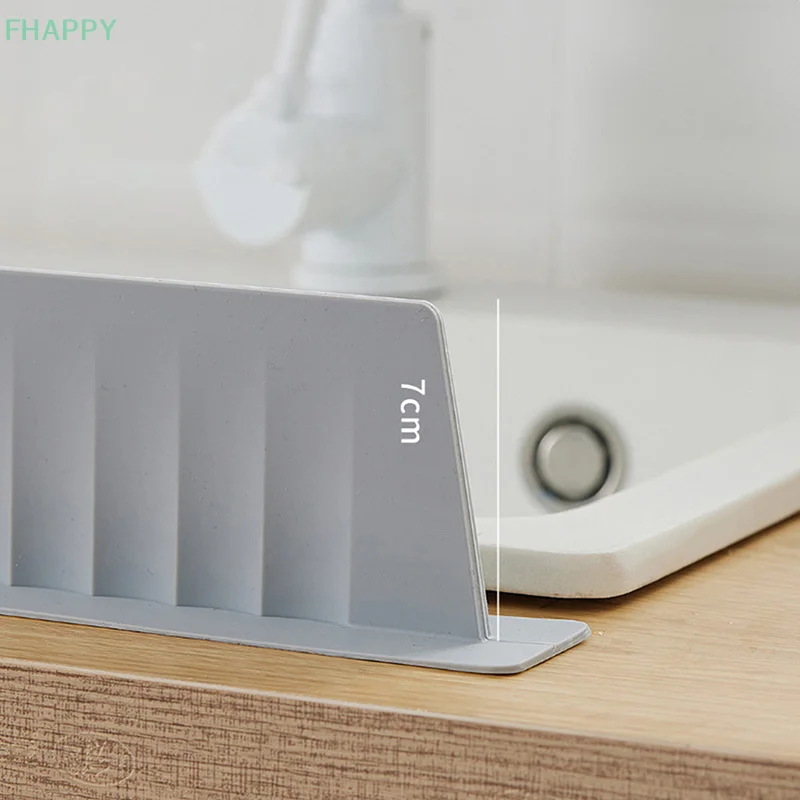 ซิลิโคนอ่างล้างจาน Splash GUARD เคาน์เตอร์ครัวนํากลับมาใช้ใหม่ Heightenin บาร์น้ํา Baffle PLATE Splash SINK GUARD Baffle