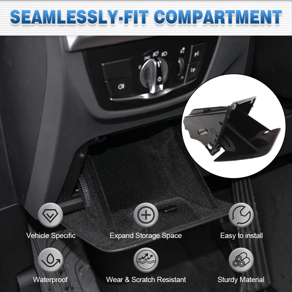 

Car Dashboard Storage Glove Storage Box Assembly For BMW X3 G01 G08 F97 X4 G02 F98 2019 2020 2021 2022 51456817892 51456817893