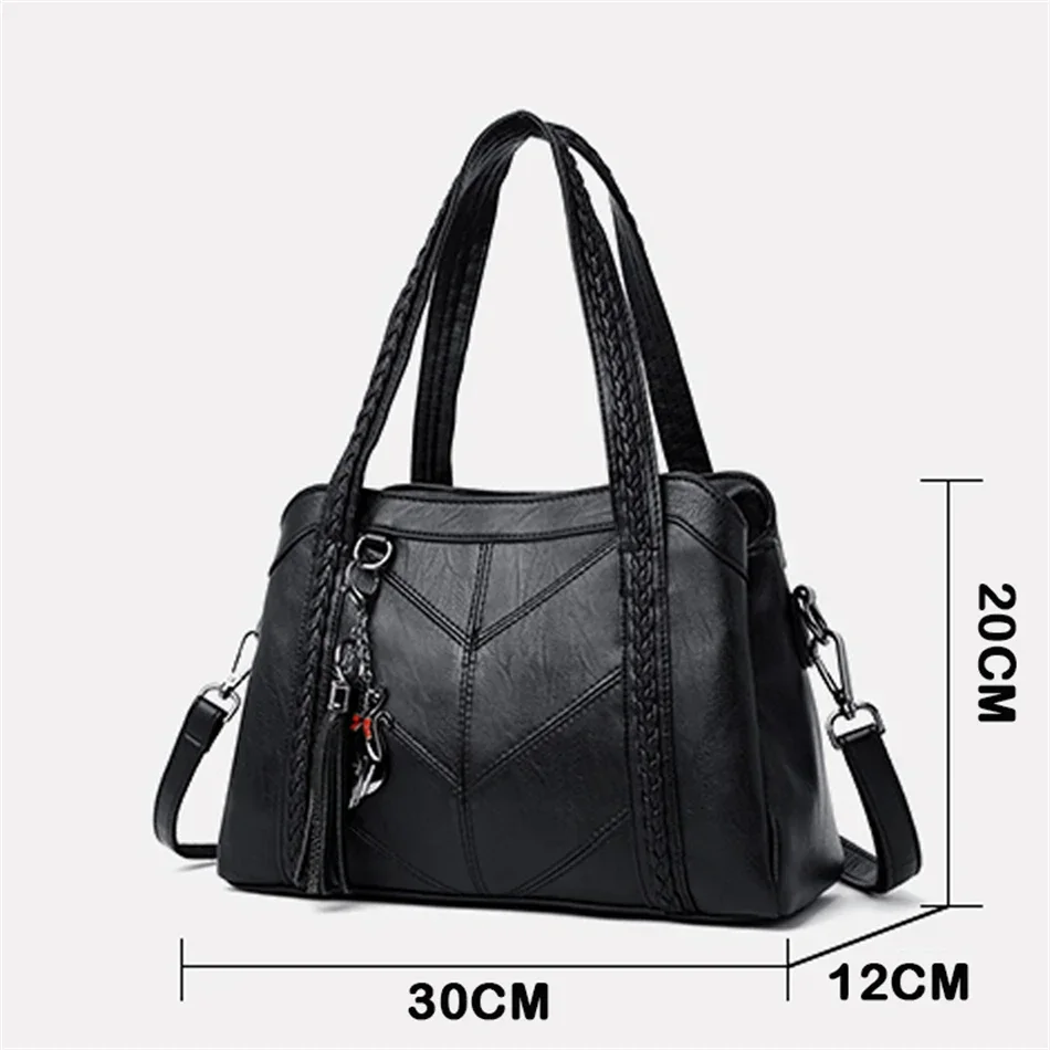 3 Layers Sac A Main High Quality Leather Luxury Handbags Women Bags Designer Handbags Ladies Crossbody Hand Bags for Women 2024