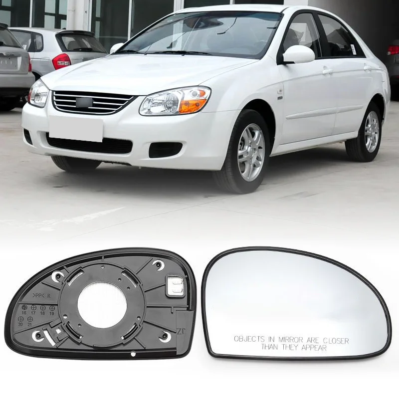 Car Side View Mirror Suitable for Kia Cerato 2006-2011 Automatic Accessories Reflective Lens Rearview Mirror Glass Glass Heating