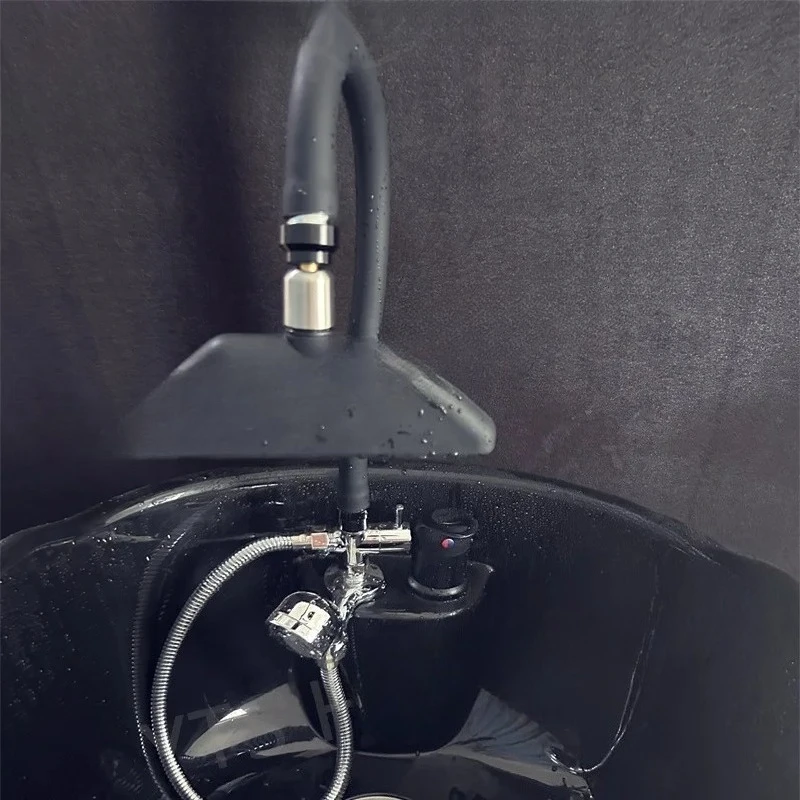 3 * معدات دش علاج الرأس لتدوير المياه مع سرير شامبو وسادة #3