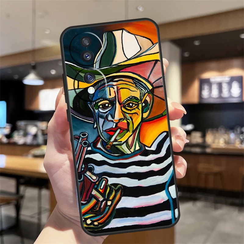 Picasso Abstract Art Painting Case For Huawei P30 Lite P20 P40 P50 Pro Nova 5T P Smart 2019 Honor X8 50 70 X7 X9a Cover