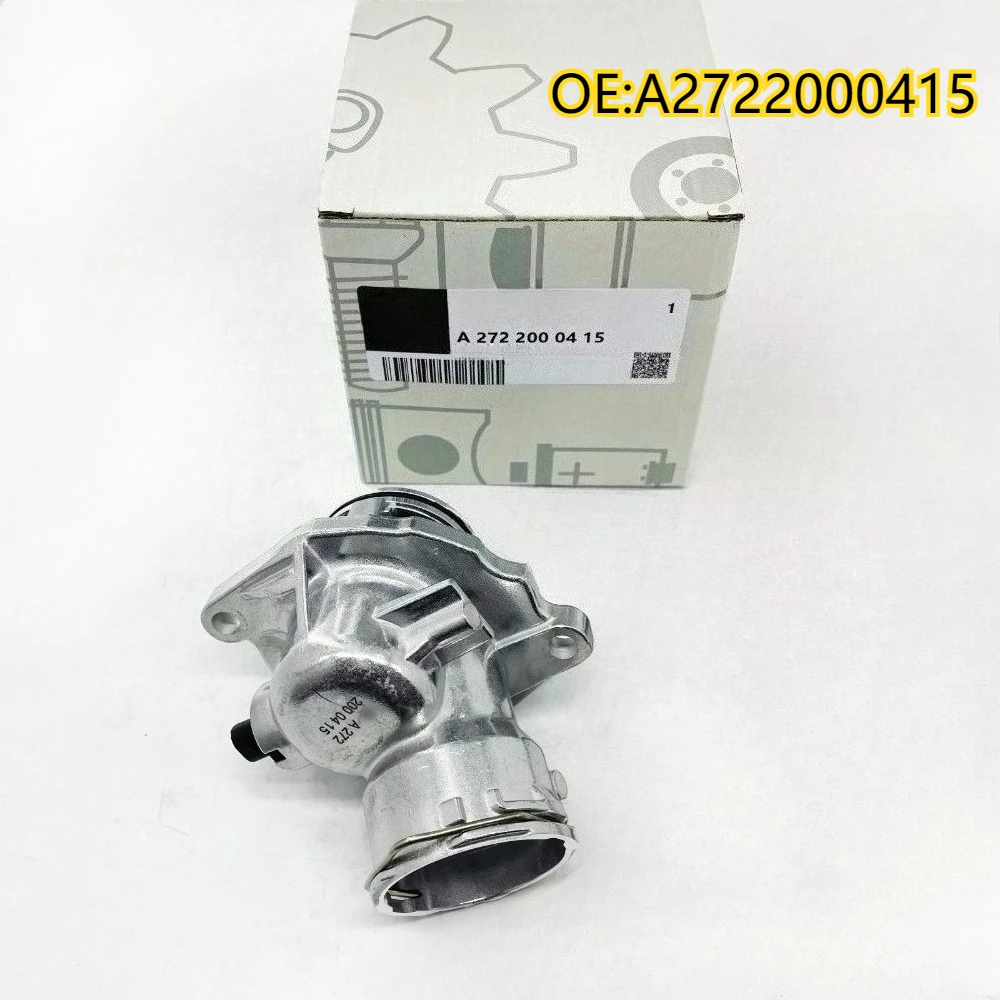 

High quality New For A2722000415 Engine Coolant Thermostat Assembly for Mercedes C300 C350 E350 ML350