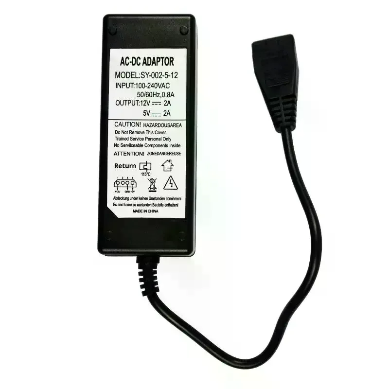 DIY Accessories 12V/5V 2A USB To IDE/SATA Power Supply Adapter Hard Drive/HDD/CD-ROM AC DC 1PCS