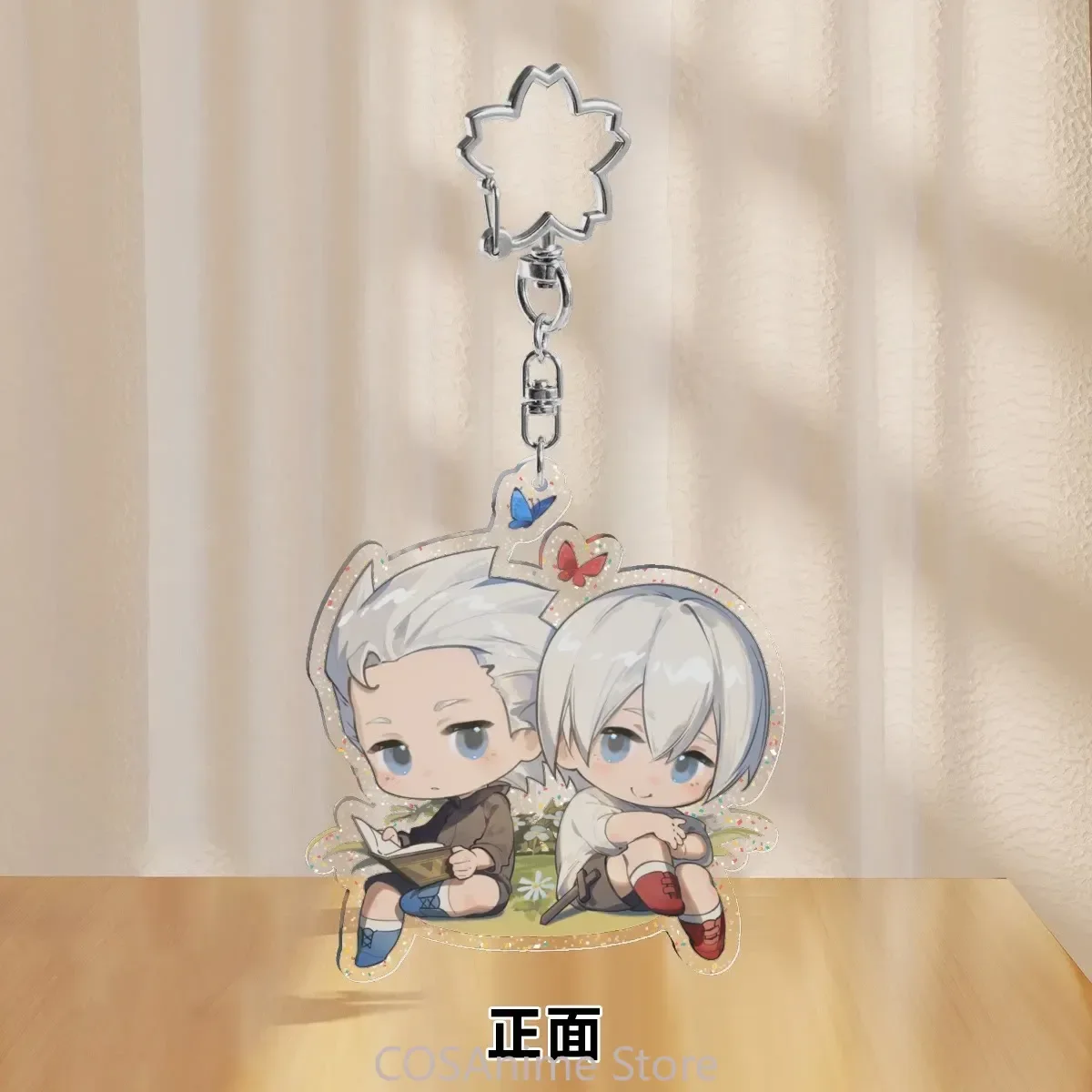 

Devil May Dante Vergil Cute Anime Cosplay Acrylic Stand Pendant Sticky Notes Message Board Decoration Halloween Gift