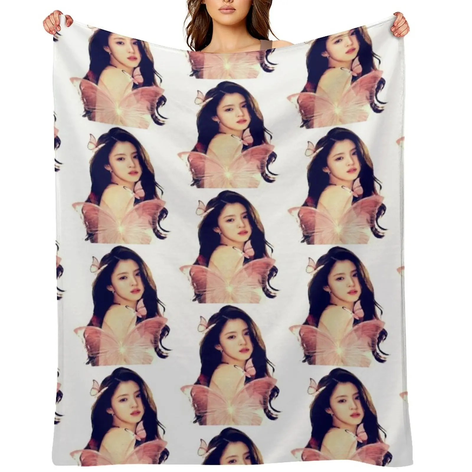 

Han so hee Throw Blanket Furrys Decorative Beds Warm Furry Blankets