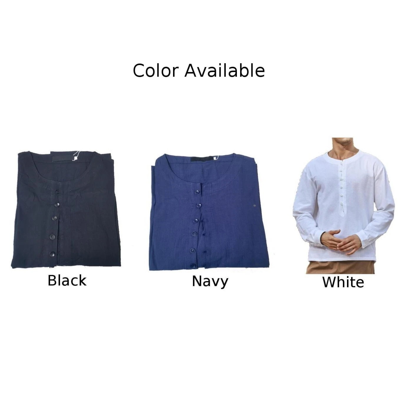 Autumn Casual Holiday Spring Men Shirt Button Top Solid Solid Color Stand Stand Collar Blouse Button Top Collar