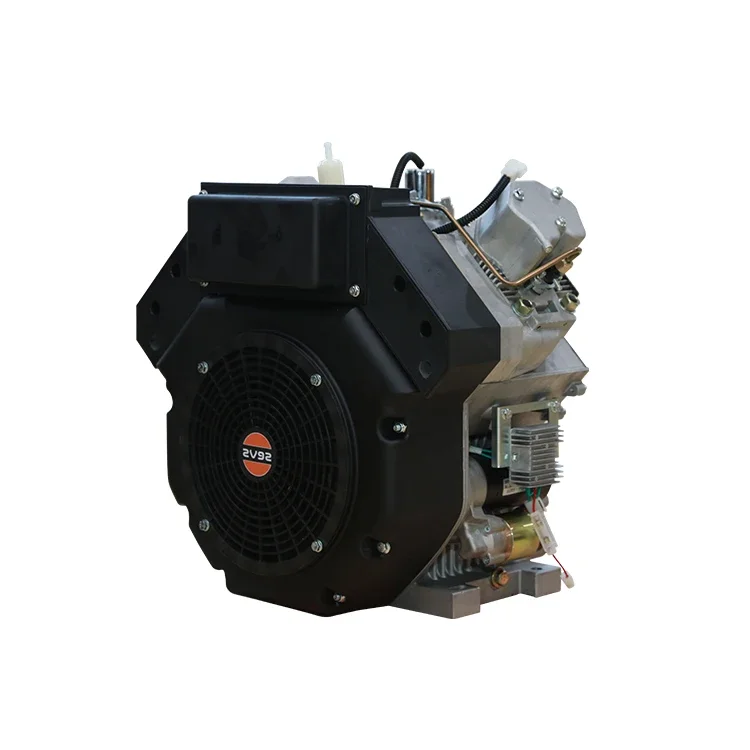 Hot sale small v twin diesel engine 22hp 25hp air cooled engine for pump sawmill generator