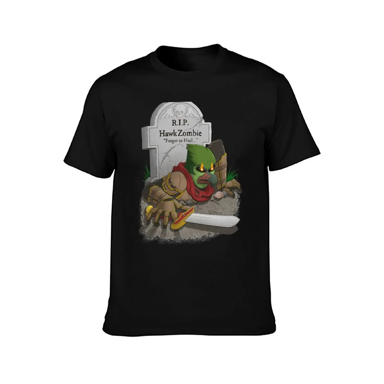 HawkZombie Forgot to Heal T-Shirt Plus Size Outdoor Casual Top T-Shirt