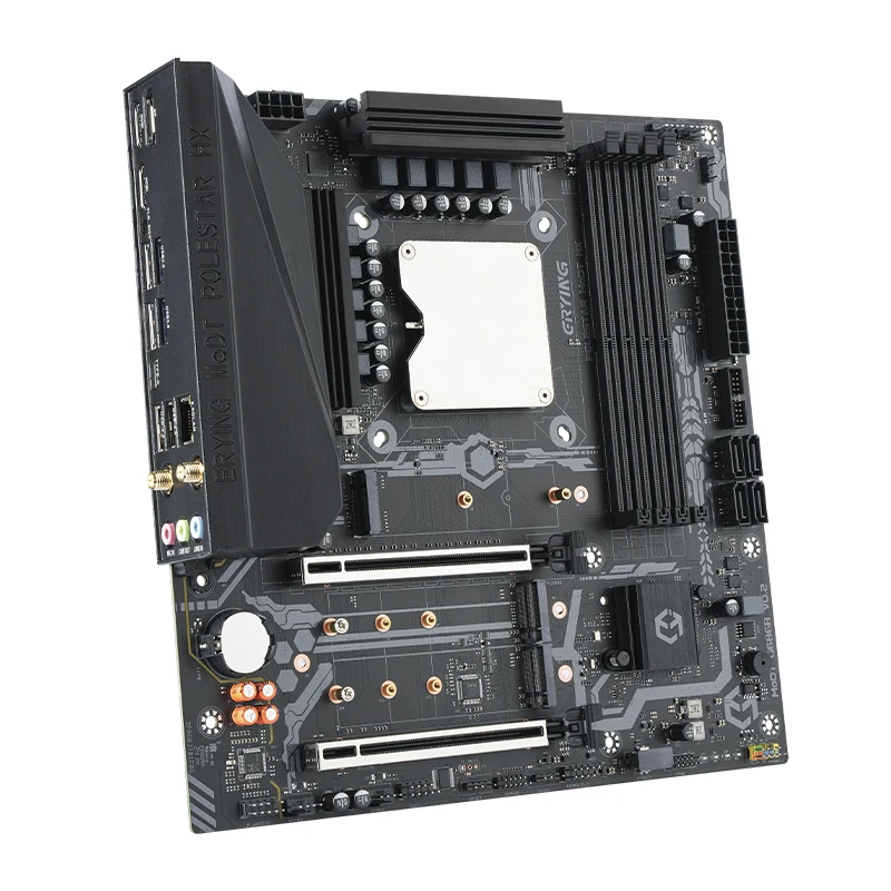 Imagem -04 - Erying-pc Gaming Motherboard com Núcleo Onboard Conjunto de Montagem de Computadores de Mesa Kit Interpose i5 13450hx Ddr5 5600 10c16t Diy