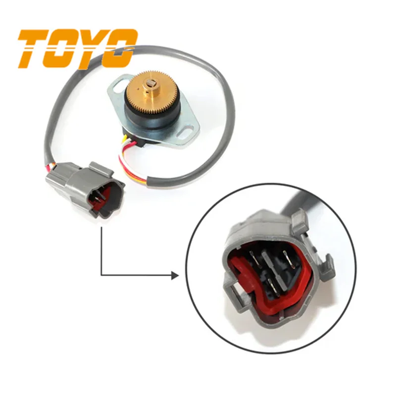 

Toyo Excavator PC200-6 PC200-5 Throttle Sensor 7861-93-4130 Stepping Motor Throttle Position Sensor For Komatsu Spare Parts