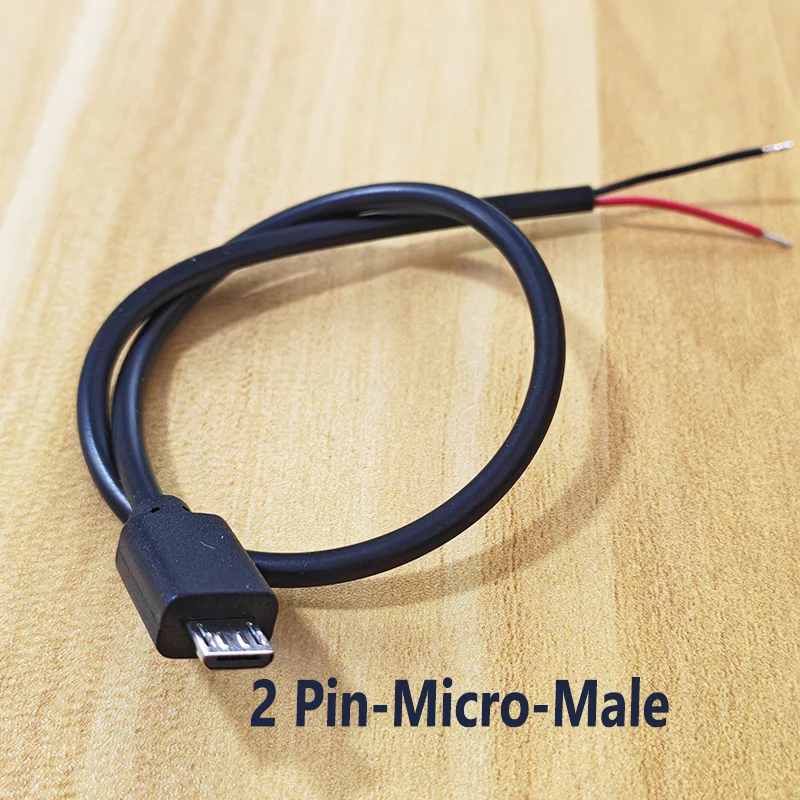 DIY Data Charging Extension Cable USB Power Supply Cable 2/4 Pin Micro USB Type-C Male Female Plug Wire Connector