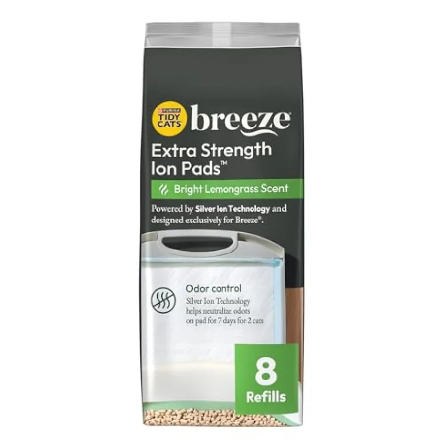 

Cat Litter Breeze Pads Refill Pack Multi Cat Litter Pads - 8 ct. Bag