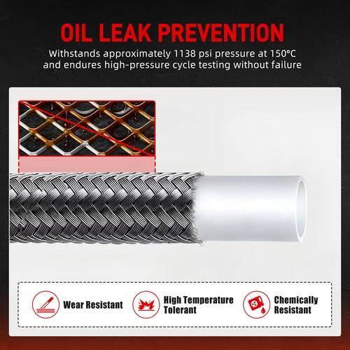 Imagen 2 del producto Manguera de línea de suministro de aceite Vanos mejorada para BMW M52 M54 E46 E39 E60 E36 X3 E83 X5 E53 Z3 E36 Z4 E85, reemplazar 11361705532, 32416783886, 32411093596