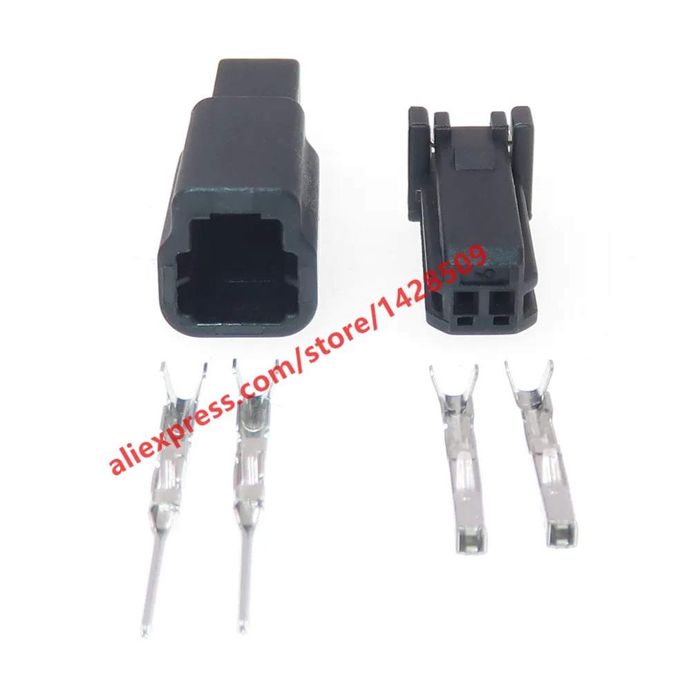 1 Set 2 Pin 1473143-1 Auto Socket Automotive Cable Electric Wire Plastic Housing Connector