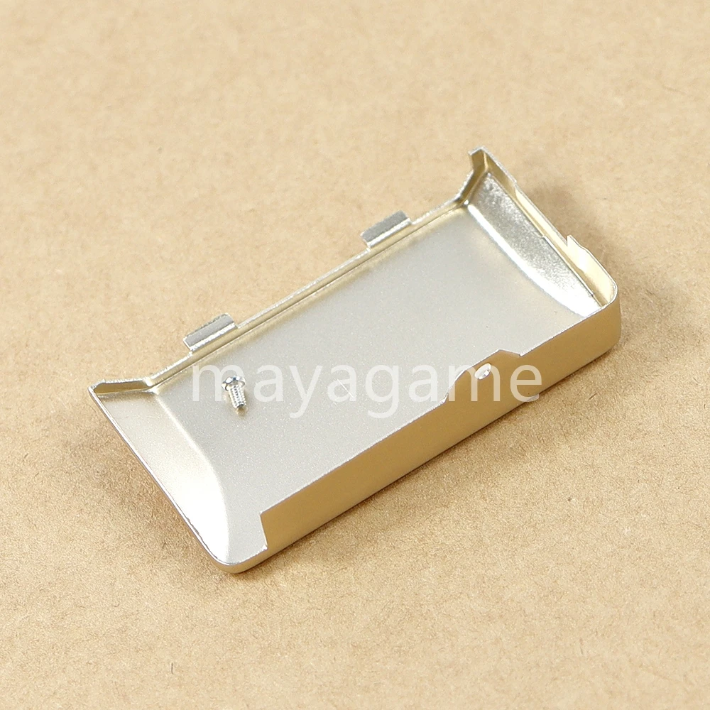 1set Replacement Silver Black Red Gold Blue For Gameboy Micro Battery Door Cover with Screw For GBM Battery Case