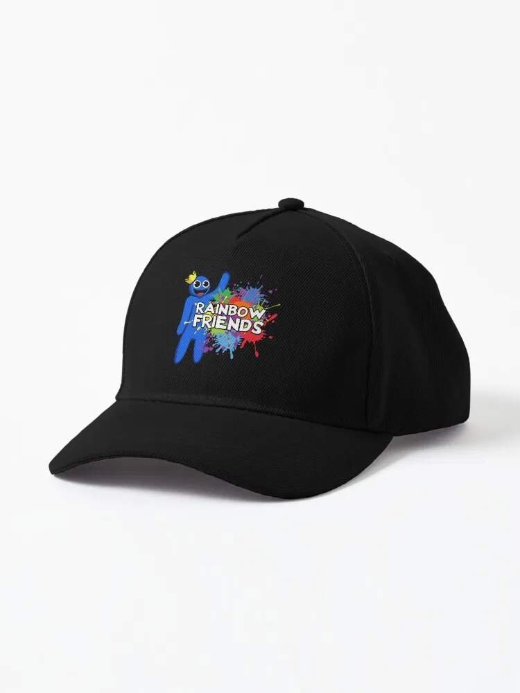 Rainbow Friends Paint Splatter Cap  Men Wide Brimmed Casual Sports Caps