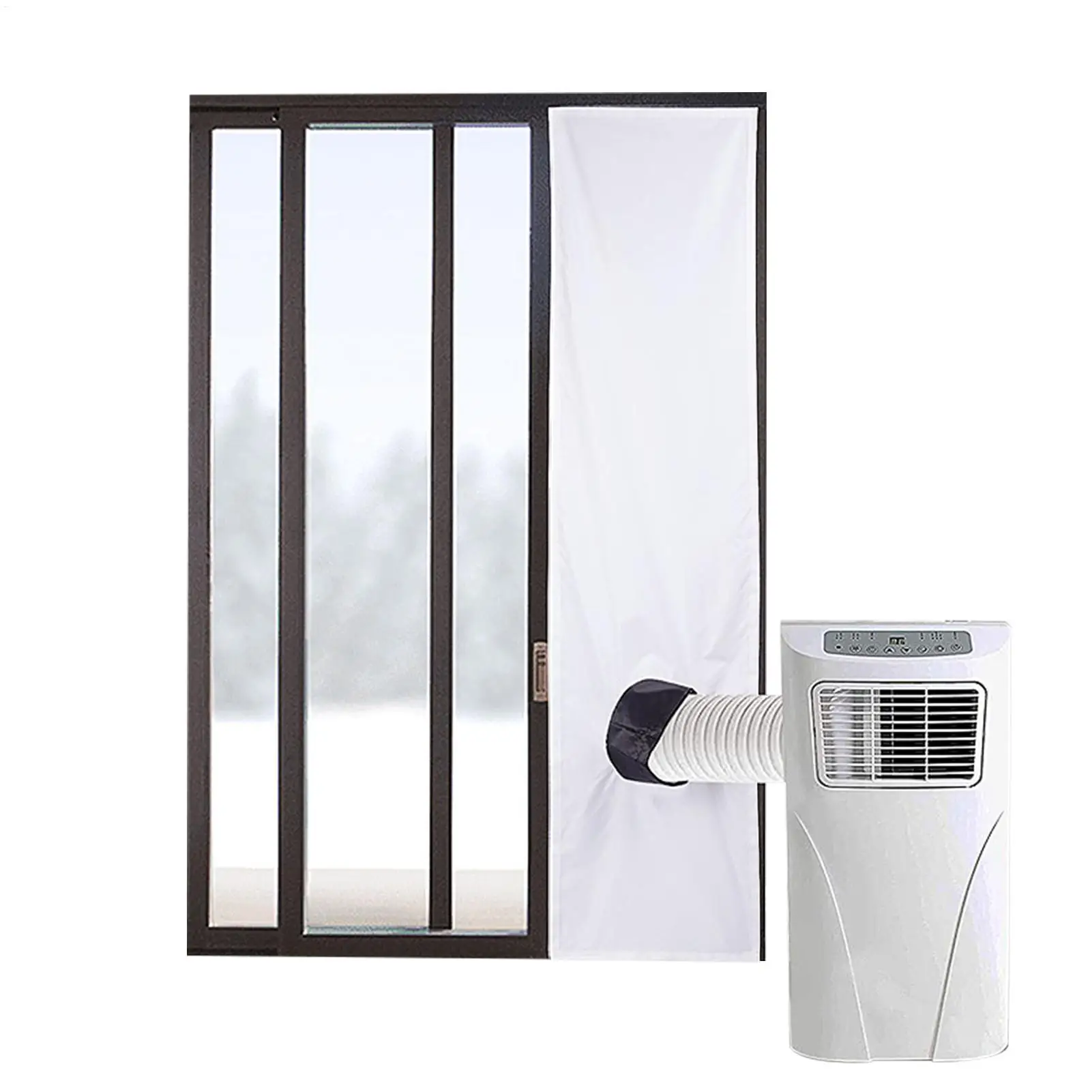 AC-Fensterdichtungsset, Fensterdichtung 2/3 Meter, Dichtungsband für mobile Klimaanlagen, Fensterdichtung für Klimageräte