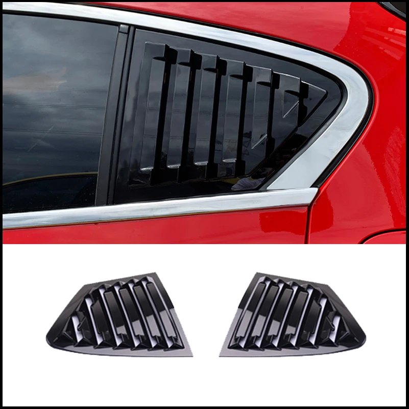 

Car Styling For Ford Focus 2019-2023 Hatchback Rear Window Blind Shades Louver Frame Molding Cover Sticker Trim Auto Accessories