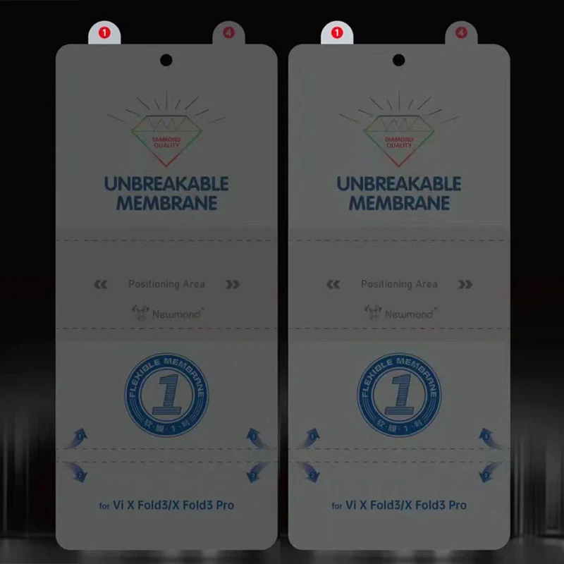 Film de protection souple pour cran de confidentialit, Anti-espion, pour vivo X Fold3 Pro / X Fold 3, Hydrogel olophobe